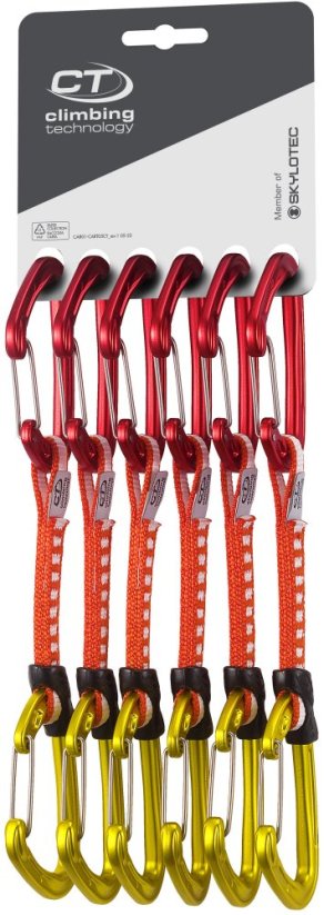 Fly-weight EVO Set Dyneema - pack of 6 - žlutá - Red/Gold