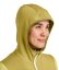 Fleece Grid Hoody Women's - zelená - Wabisabi