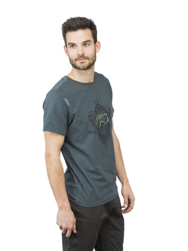 Chillaz ROCK HERO WINTER DARK GREEN pánské tričko tmavě zelené | L