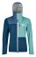 3L Ortler Jacket Women's - modrá - Petrol Blue - Velikost: S, Color: Petrol Blue