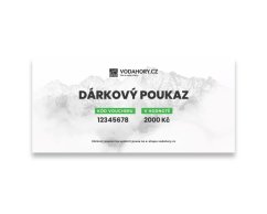 Dárkový poukaz Vodahory  2000 Kč