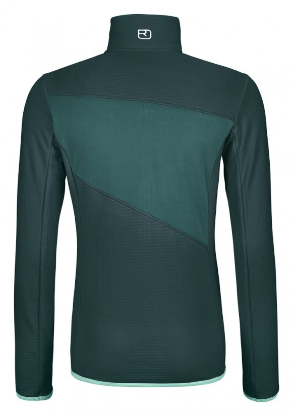 Fleece Grid Jacket Women's - zelená - Dark Pacific - Velikost: S