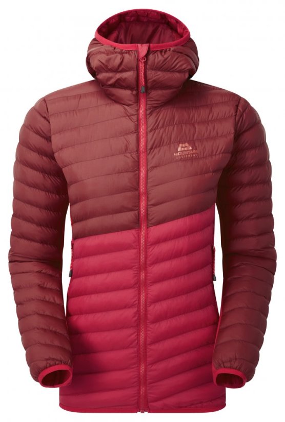 Particle Hooded Jacket Women's - červená - Capsicum/Tibetan Red - Velikost: L, Color: Capsicum/Tibetan Red