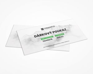 Dárkové poukazy - vodahory.cz
