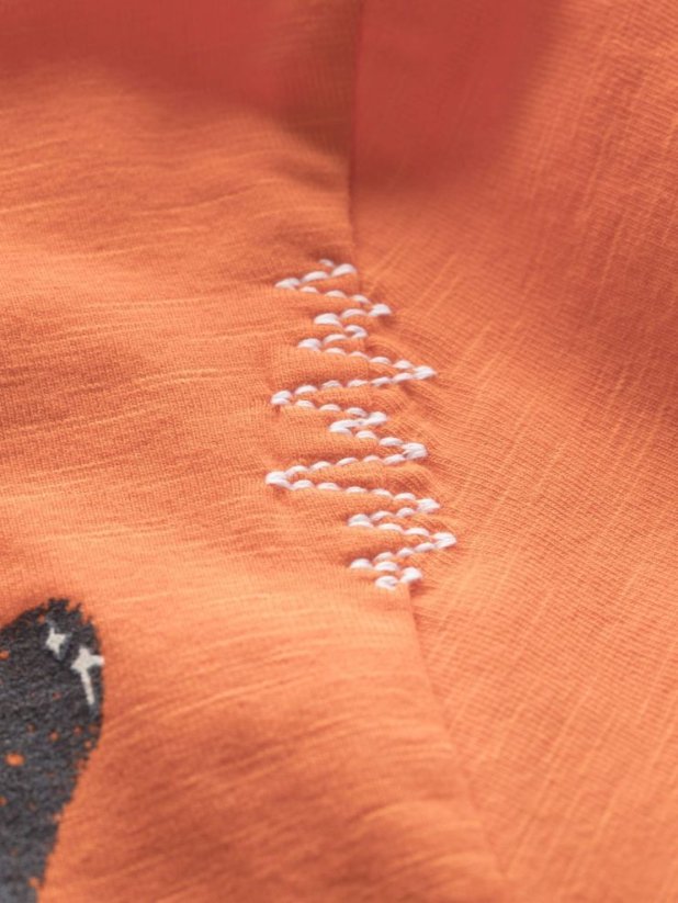 Chillaz HAND ORANGE pánské tričko oranžové - Velikost: M
