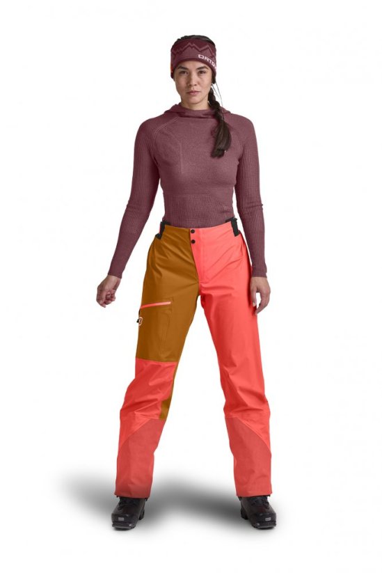 3L Ortler Pants Women's - modrá - Petrol Blue