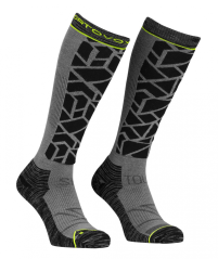 Ski Tour Compression Long Socks Men's - černá - Black Raven