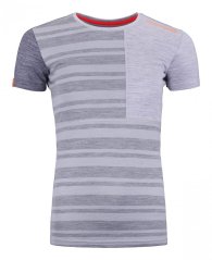 185 Rock'N'Wool Short Sleeve Women's - šedá - Grey Blend