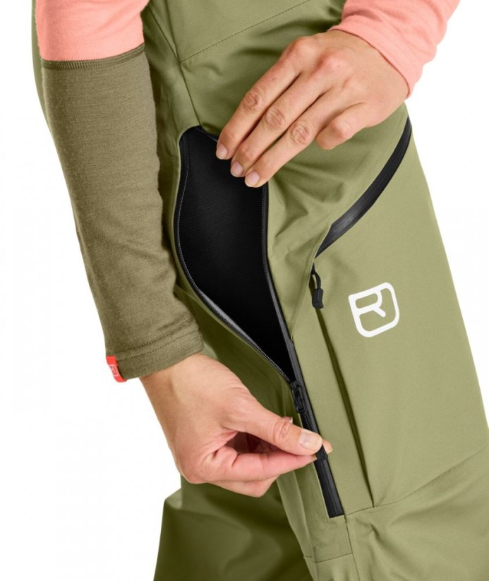 3L Deep Shell Pants Women's - hnědá - Autumn Leaves