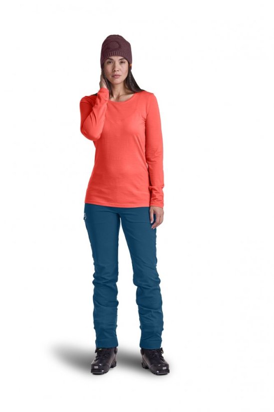 150 Cool Clean Long Sleeve Women's - červená - Coral