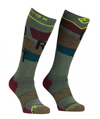 Freeride Long Socks Cozy Men's - zelená - Wild Herbs