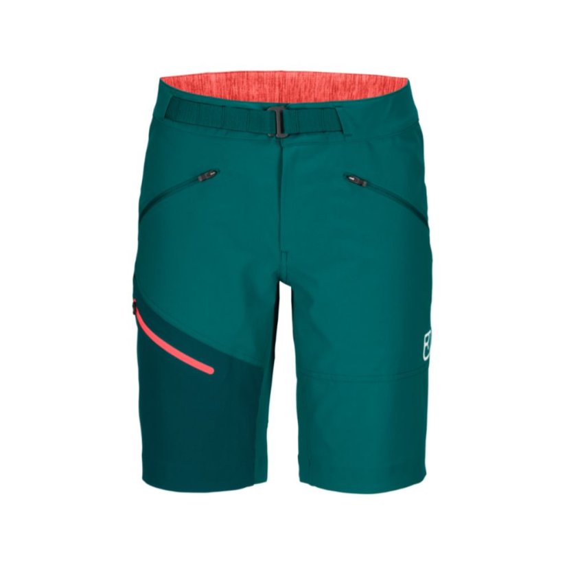 Ortovox W's Brenta Shorts dámské softshell kraťasy | Pacific Green | M