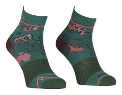 Alpine Light Quarter Socks Women's - zelená - Pacific Green