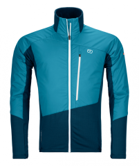 Westalpen Swisswool Hybrid Jacket Men's - modrá - Mountain Blue