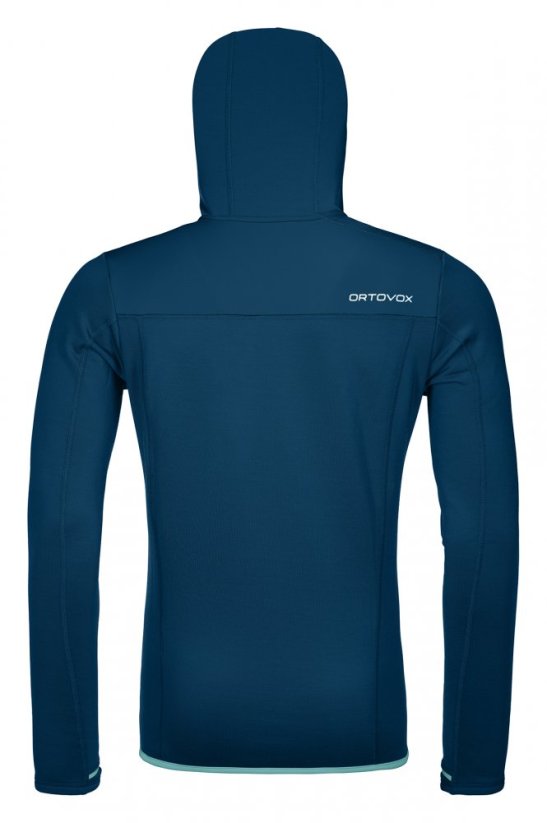 Fleece Hoody Men's - modrá - Deep Ocean - Velikost: L, Color: Deep Ocean