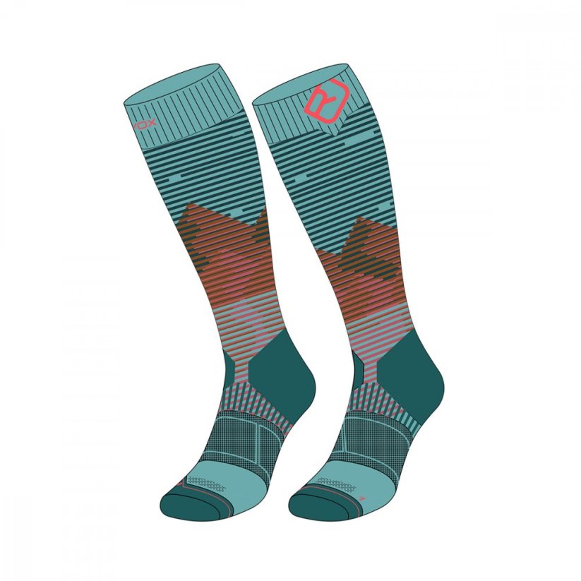 All Mountain Mid Socks Women's - zelená - Wabisabi