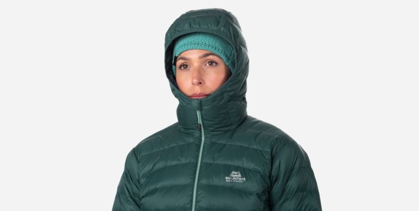 Mountain Equipment W Frostline Hooded Jacket dámská bunda | Deep Teal | L