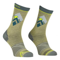 Alpine Light Compression Mid Socks Men's - zelená - Wabisabi