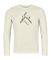 185 Merino Mtn Cutout Long Sleeve Men's - bílá - Non Dyed