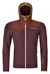 Fleece Plus Hoody Men's - červená - Winetasting