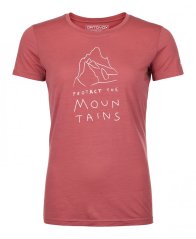 150 Cool Mtn Protector T-shirt Women's - růžová - Wild Rose