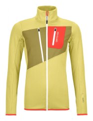 Fleece Grid Jacket Women's - zelená - Wabisabi