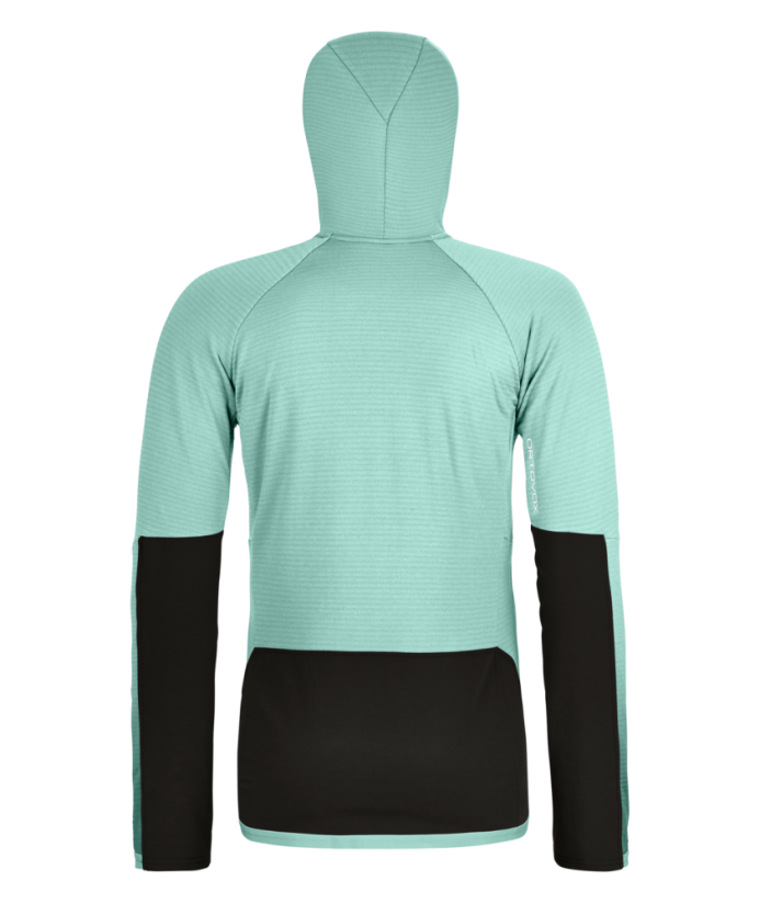 Fleece Rib Hoody Women's - zelená - Aquatic Ice
