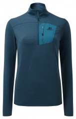 Lumiko Zip T-shirt Women's - modrá - Majolica/Alto Blue