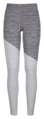 Ortovox Wmns Fleece Light Long Pants dámské spodky | Grey Blend | XS