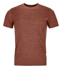 150 Cool Mountain Face T-shirt Men's - oranžová - Clay Orange Blend