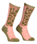 Ski Tour Compression Long Socks Women's - hnědá - Autumn Leaves - Velikost: 35-38, Color: Autumn Leaves
