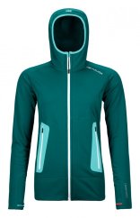 Fleece Light Hoody Women's - zelená - Pacific Green