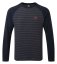 Mountain Equipment Redline LS Tee pánské triko | Cosmos stripe/Cosmo | S