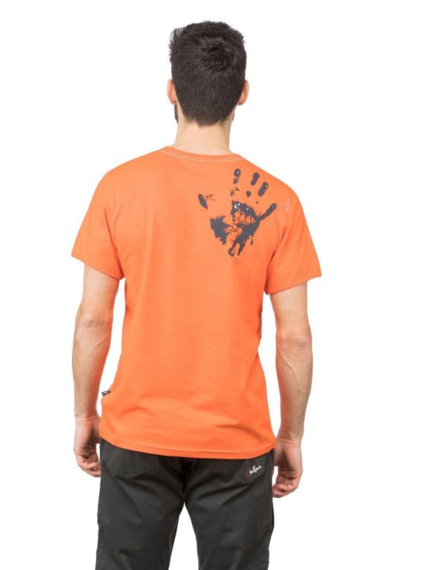 Chillaz HAND ORANGE pánské tričko oranžové - Velikost: M