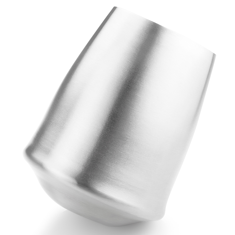 Glacier Stainless Stemless Wine Glass; 350 ml - Objem: 350 ml