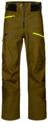 Ortovox 3L Deep Shell Pants pánské kalhoty | Green Moss | XL