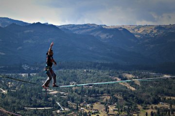 Slackline - vzrušující aktivita