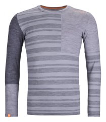 185 Rock'N'Wool Long Sleeve Men's - šedá - Grey Blend