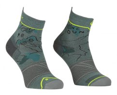 Alpine Light Quarter Socks Men's - šedá - Arctic Grey