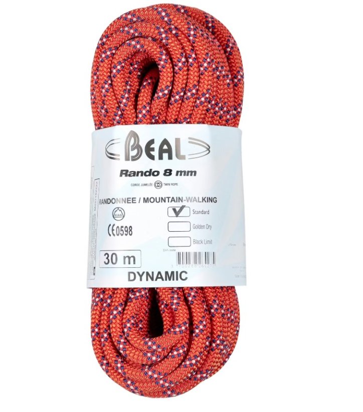 Rando 8 mm Classic - orange - 30m