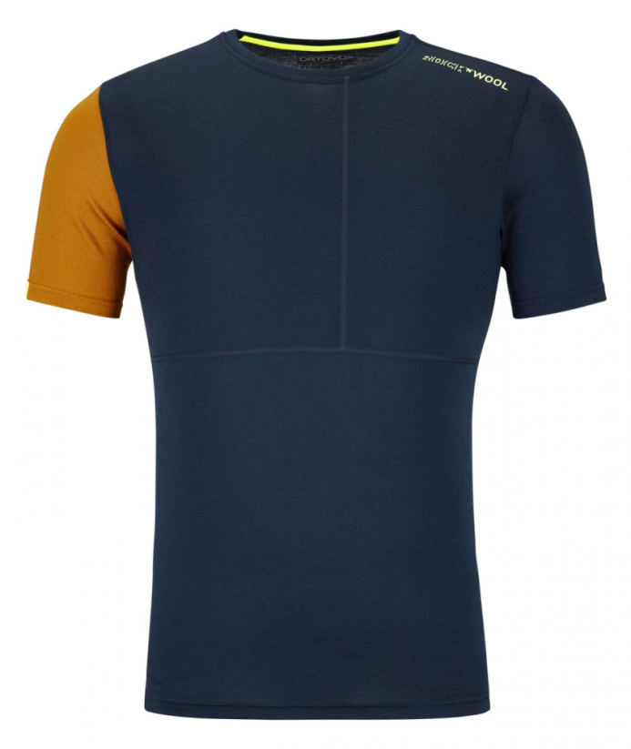 185 Rock'N'Wool T-Shirt Men's - modrá - Deep Ocean - Velikost: XL, Color: Deep Ocean