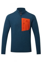 Lumiko Zip T-shirt Men's - modrá - Majolica/Cardinal