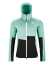 Fleece Rib Hoody Women's - zelená - Aquatic Ice
