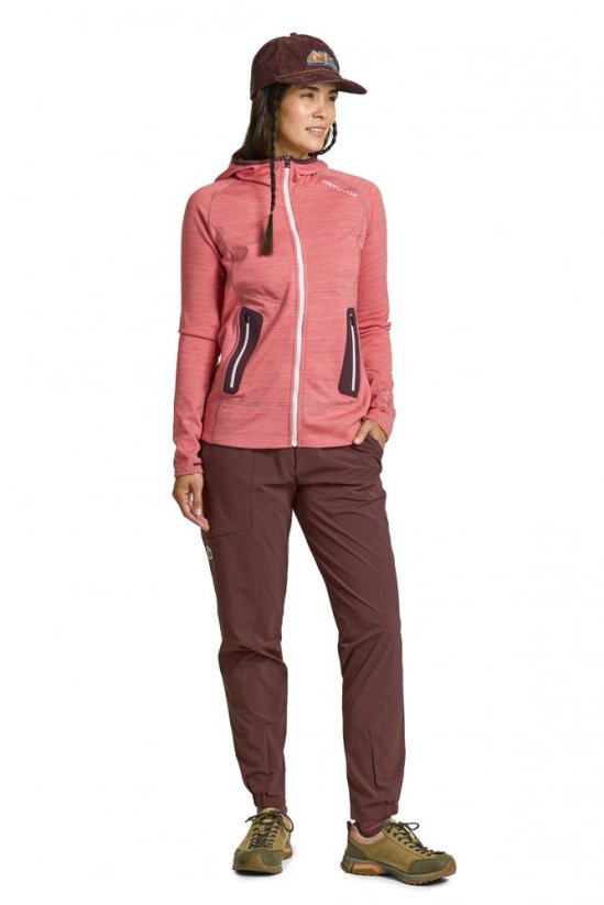 Fleece Light Hoody Women's - zelená - Pacific Green - Velikost: L, Color: Pacific Green