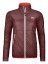 Swisswool Piz Vial Jacket Women's - červená - Winetasting