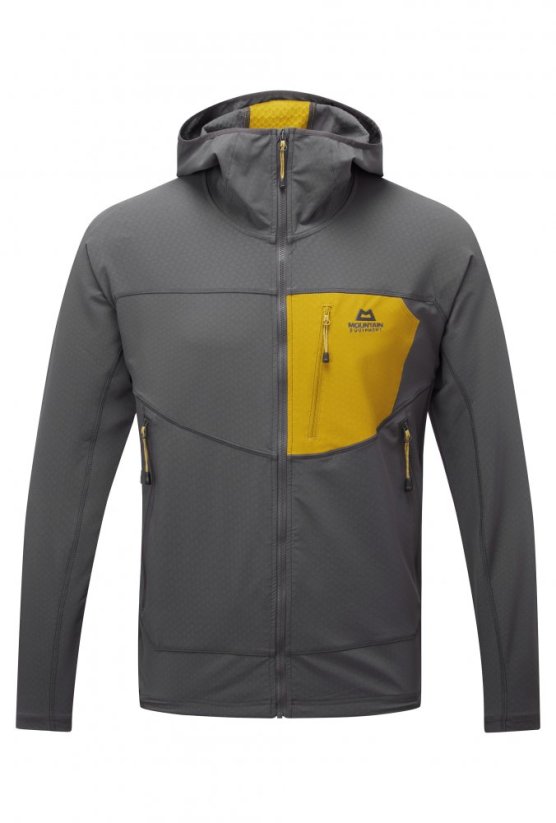 Arrow Hooded Jacket Men's - šedá - Anvil Grey/Redrock