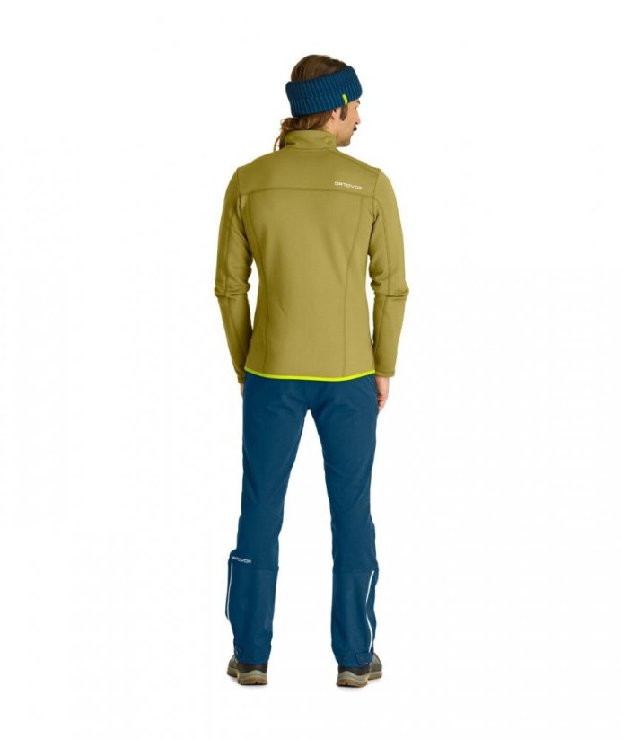 Fleece Jacket Men's - oranžová - Hot Orange - Color: Hot Orange, Size: L