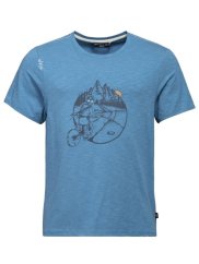 Chillaz HOMO MONS VELO-BLUE-L pánské tričko modré | Blue