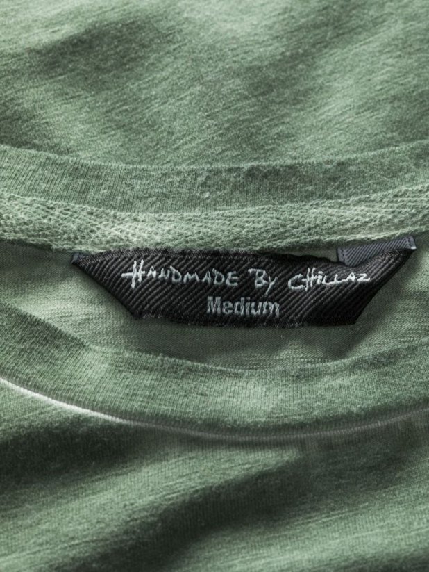 Chillaz HOMO MONS VELO GREEN WASHED pánské tričko zelené
