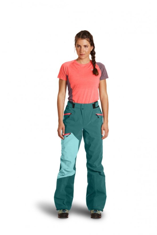 Westalpen 3L Pants Women's - červená - Winetasting
